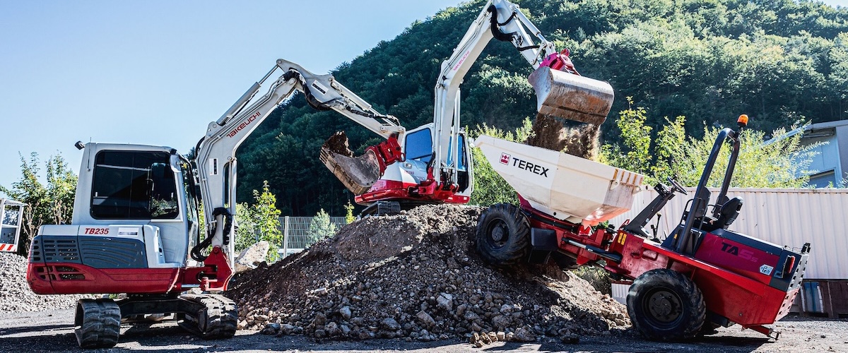 Bagger zum verleihen